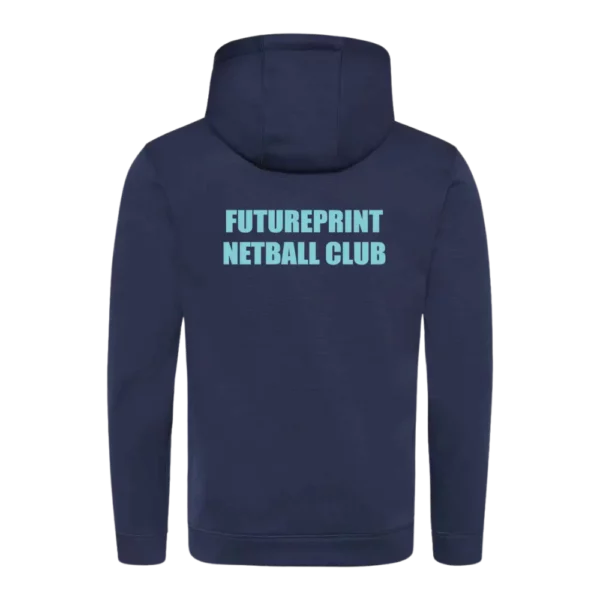 Future Print Netball Club AWDis Sports Polyester Hoodie