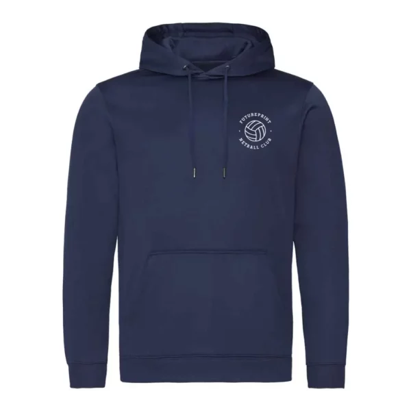 Future Print Netball Club AWDis Sports Polyester Hoodie