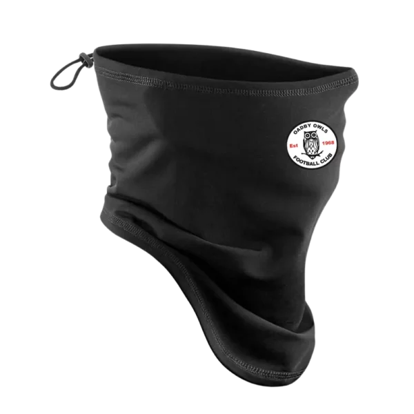 Oadby Owls FC Kids Beechfield Sports Tech Soft Shell Neck Warmer