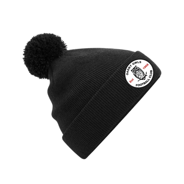 Oadby Owls FC Kids Beechfield Original Pom Pom Beanie