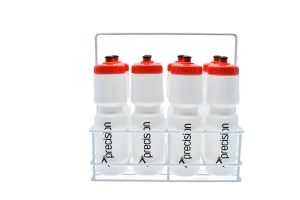 8 Water Bottles & Wire Carrier