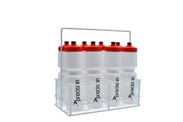 8 Water Bottles & Wire Carrier