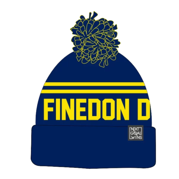 Finedon Dolben CC Knitted Bobble Hat