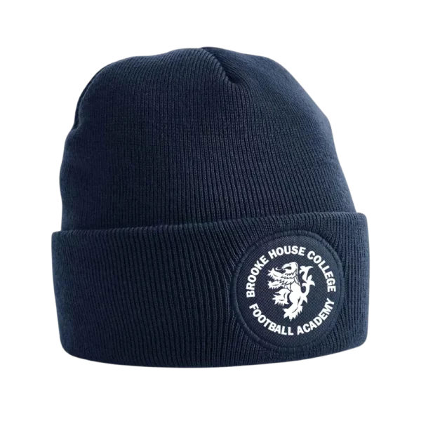 Brooke House College Football Academy Circular Patch Beanie