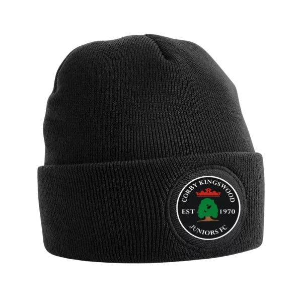 Corby Kingswood JFC Circular Patch Beanie