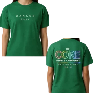 Core Dance Gildan Kaleidoscope Show Tee - Green