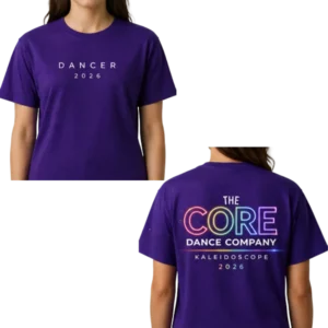 Core Dance Gildan Kaleidoscope Show Tee - Purple