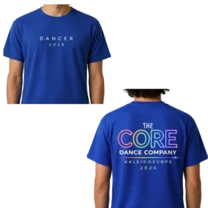 Core Dance Gildan Kaleidoscope Show Tee - Royal Blue